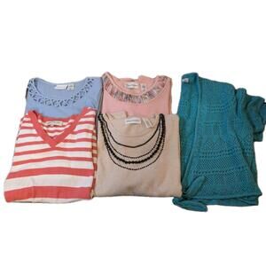 Lot Of 4 Alfred‎ Dunner Size Extra Large Tops 1 Jones